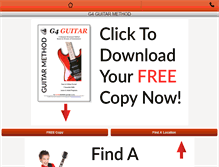 Tablet Screenshot of g4guitarmethod.com